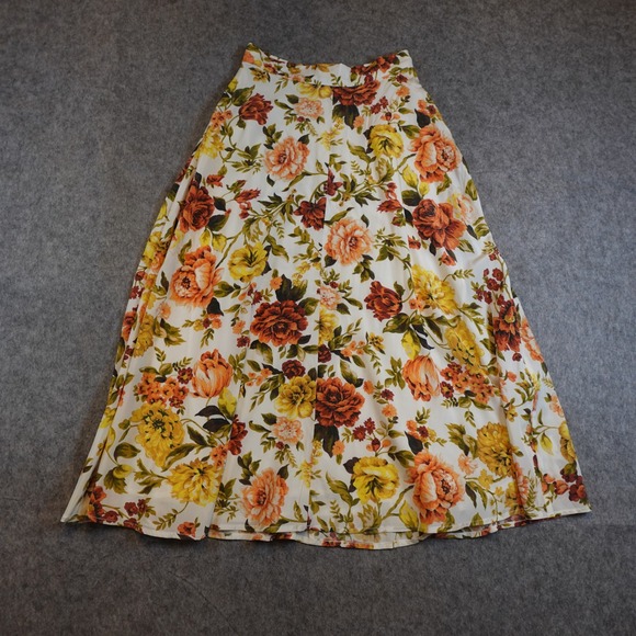 Zimmermann Dresses & Skirts - Zimmermann Skirt Womens 0 Red White Zippy Basque Floral Maxi A Line Silk Blend